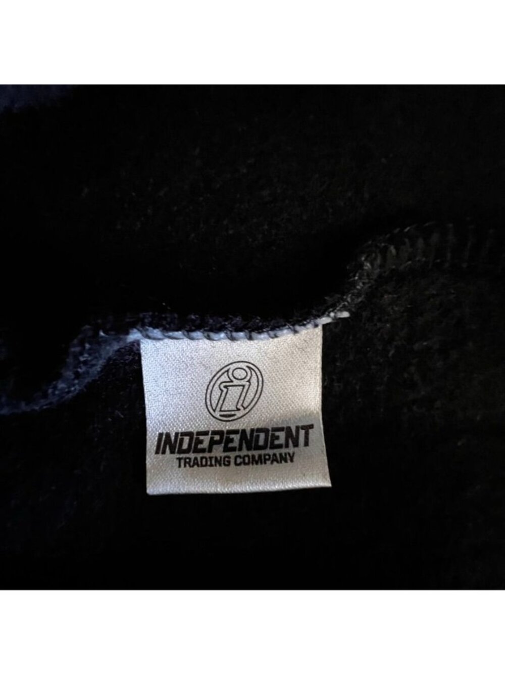Hue Arcadia Black Bandana Hood Graphic Babushka Hoodie Y2K Skate Punk Streetwear - Picture 6 of 15